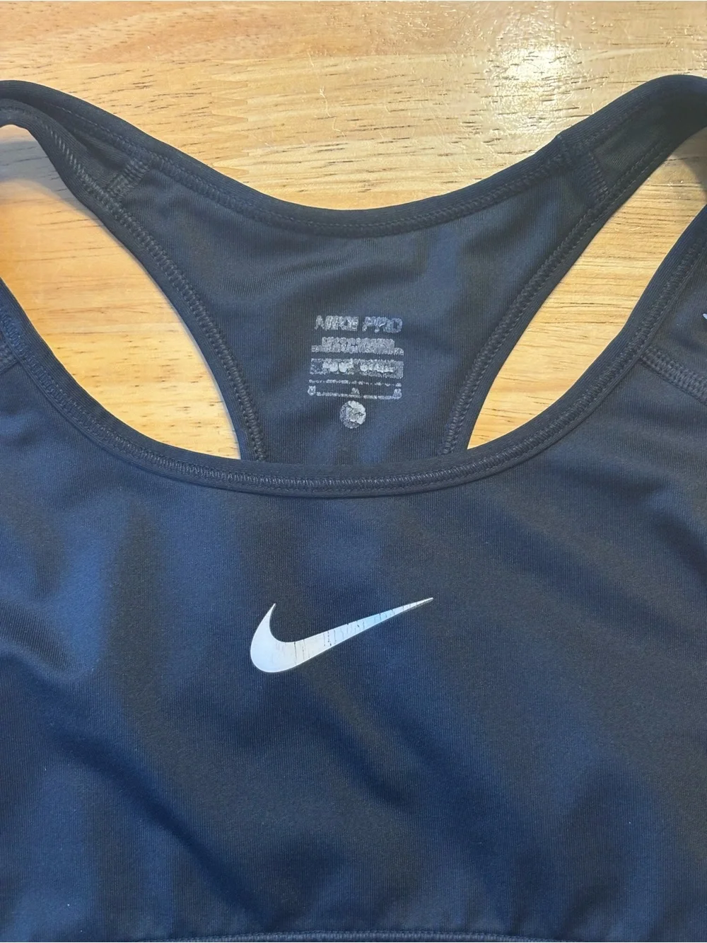 Nike Dri-Fit Sports Bra - Black, Size Medium